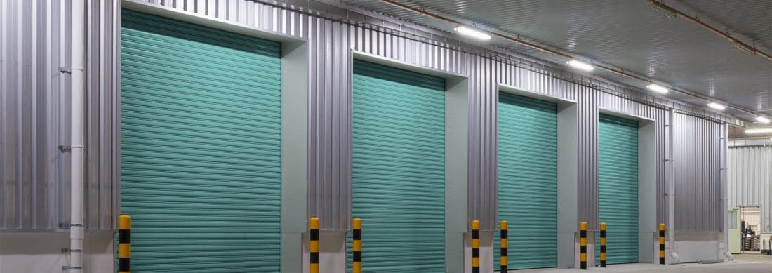 Porta de enrolar industrial