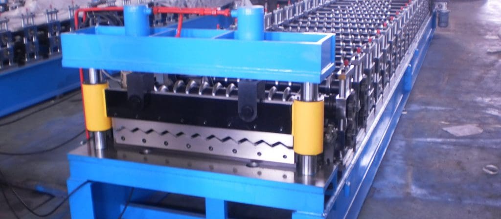corrugated sheet roll forming machine