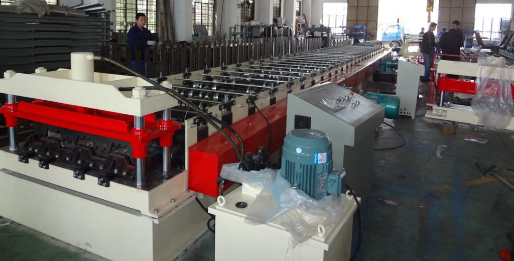 composite floor deck roll forming machine