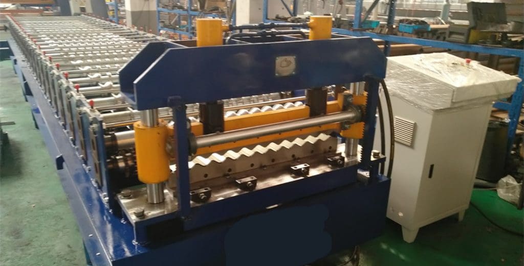 corrugated sheet roll forming