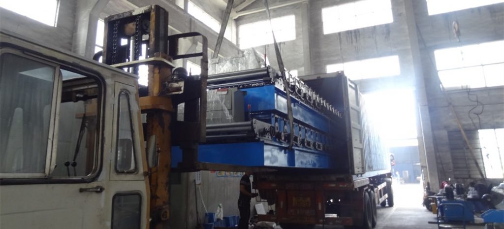 Machine Shipping: Metal tile Machine and Roofing Sheet Machine 1 metal glazed tile roll forming machine