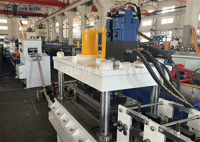 DIN Rail Roll Forming Machine 7 punching 1.3