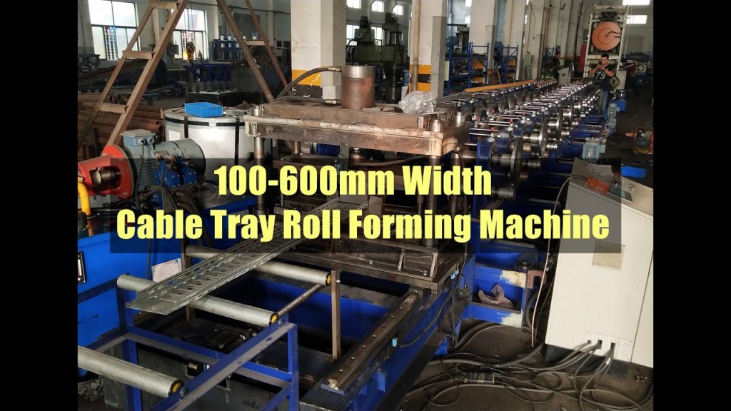 Russian Cable Tray Roll Forming Machine Video