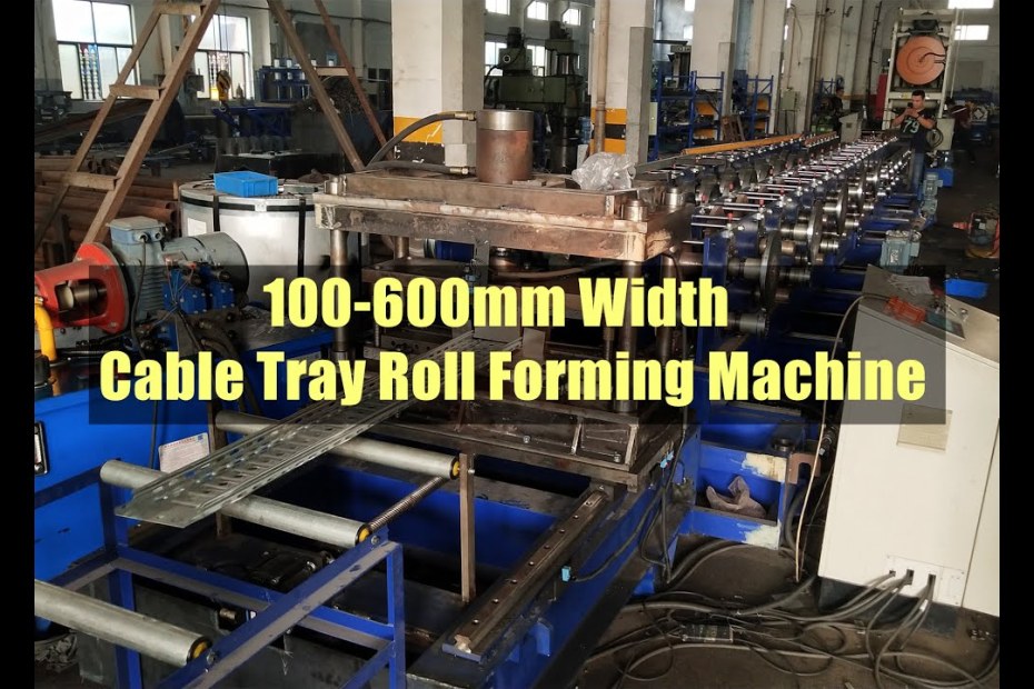 Russian Cable Tray Roll Forming Machine Video