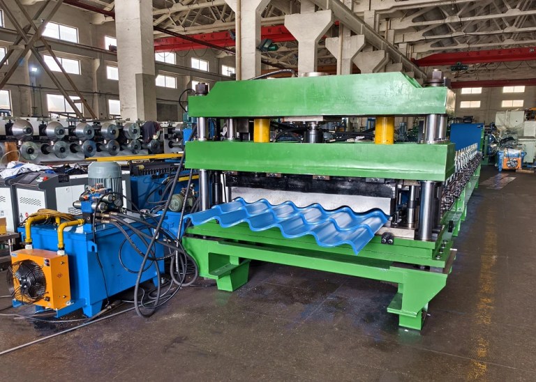 Metal Tile Roof Panel Roll Forming Machine