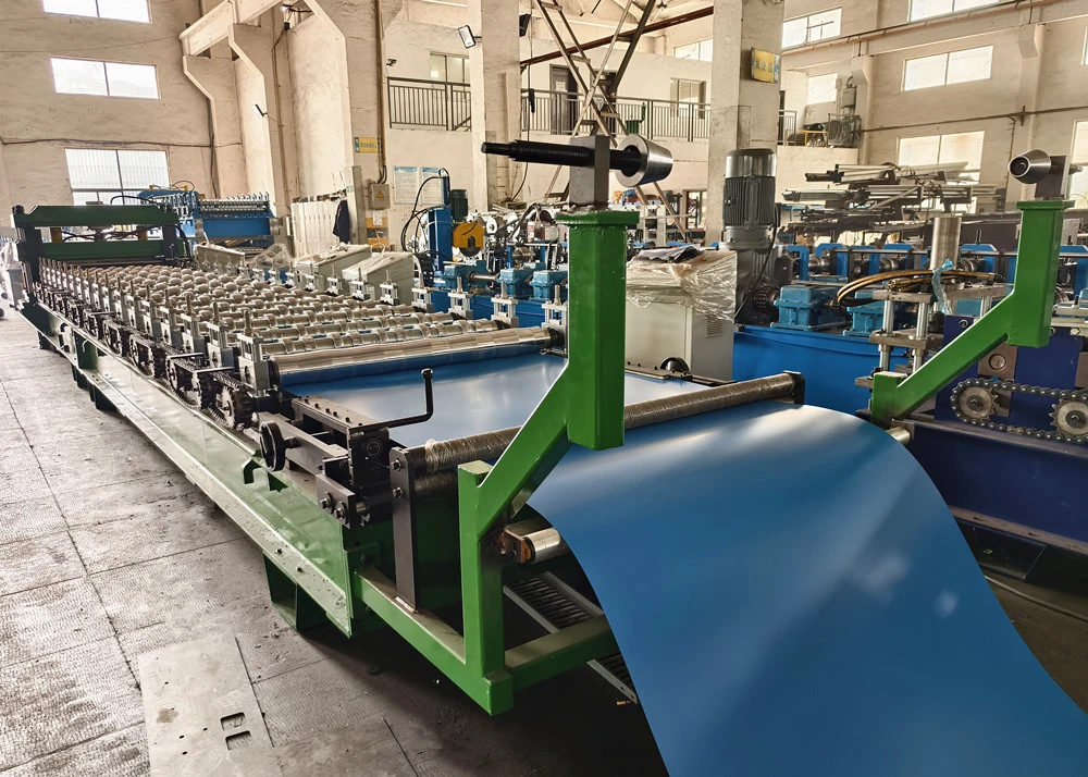 Metal Tile Roof Panel Roll Forming Machine