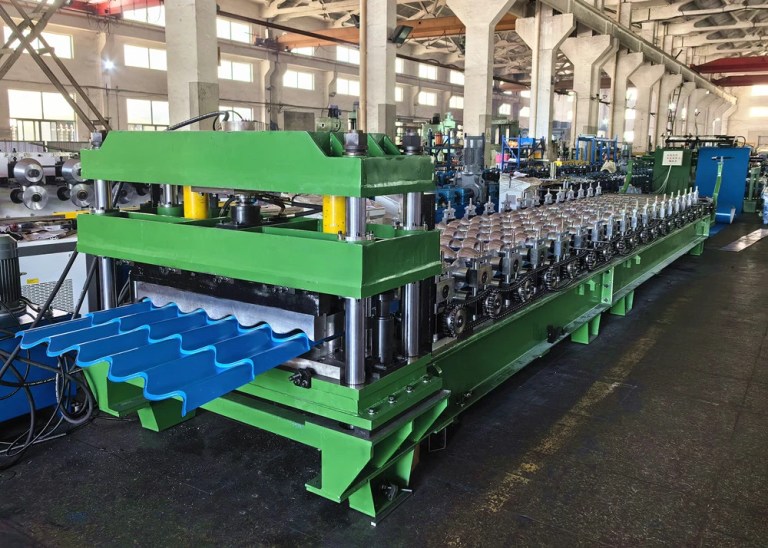 metal tile roof panel roll forming machine
