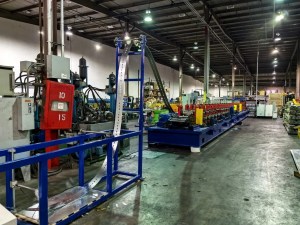 The roll forming feeder and guiding system for the Beli strut channel roll forming machine