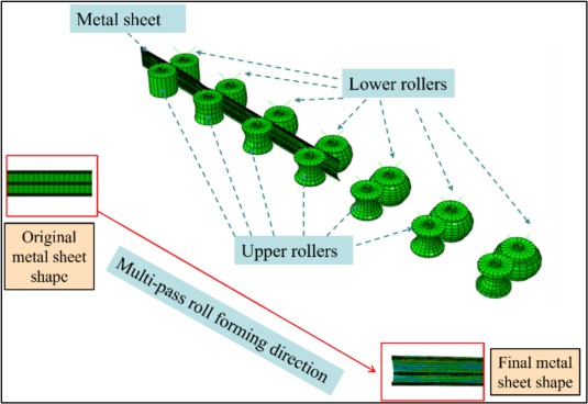 BlueScope steel roll forming machine